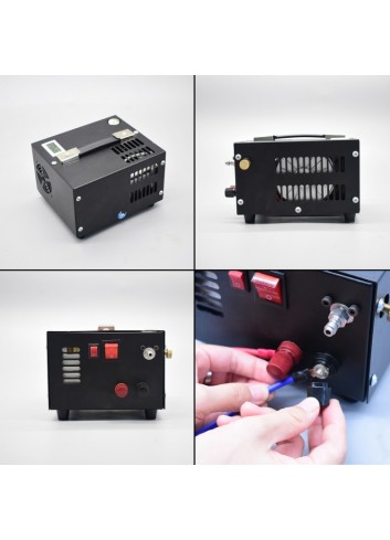 Compresor eléctrico ZASDAR PCP 12v/220v. 300 Bar