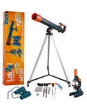 Conjunto de microscopio, telescopio y prismáticos Levenhuk LabZZ MTB3