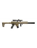 Subfusil Sig Sauer MCX ASP FDE + Visor 1-4x24 Co2 - 4,5 Balines