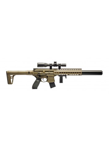 Subfusil Sig Sauer MCX ASP FDE + Visor 1-4x24 Co2 - 4,5 Balines