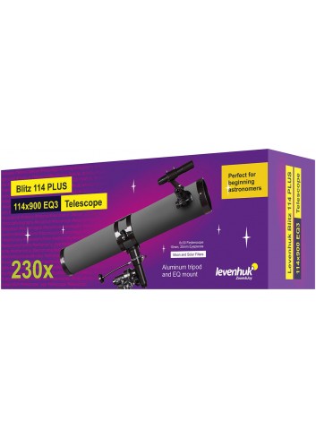 Telescopio Levenhuk Blitz 114 PLUS