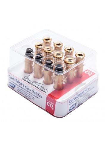 Cartuchos Dan Wesson para Balines - 4,5 mm Co2 Caja 12 unid. Compatible con DW 1 gen. DW 715