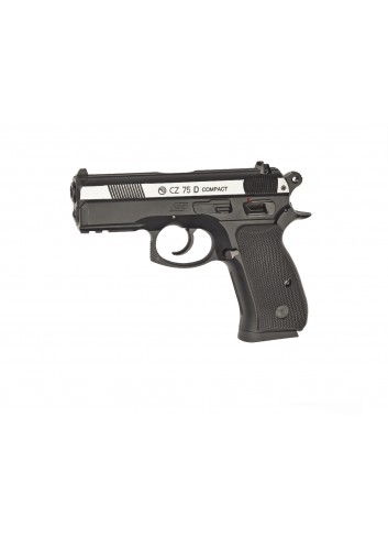 Pistola CZ 75D Compact Duotone corredera metálica - 4,5 mm Co2 Bbs Acero