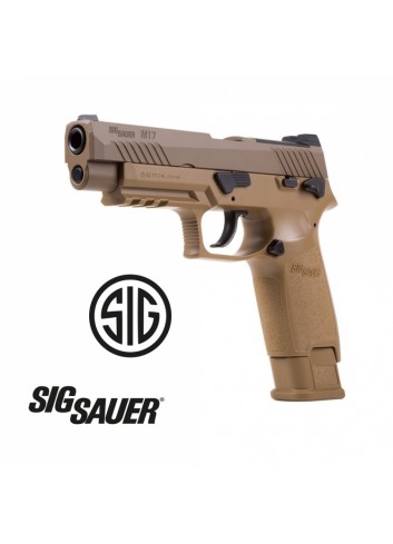 Pistola Sig Sauer M17 ASP Coyote CO2 Blowback 4,5 mm Balines / Bbs Acero