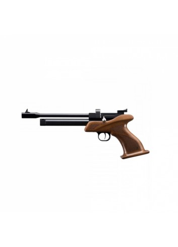 Pistola Zasdar CP1 Co2  multi-tiro empuñadura madera picada. Balines