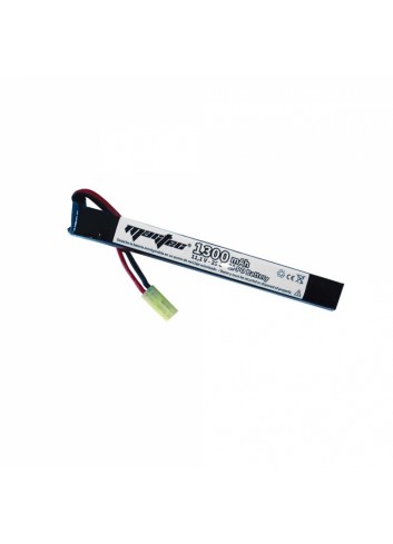 Batería Li-Po ZASDAR 11,1 V 1300 mAh 25C - Lapiz (22 x 18 x 171 mm)