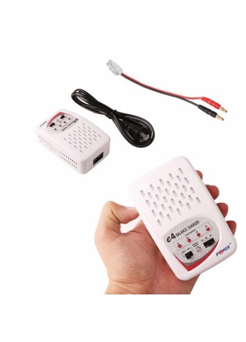 Cargador balanceador E4AC para baterias Li-Po 2S y 3S