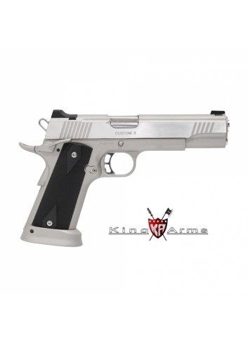 Pistola KING ARMS Predator Iron Shrike Plata -  6 mm GBB