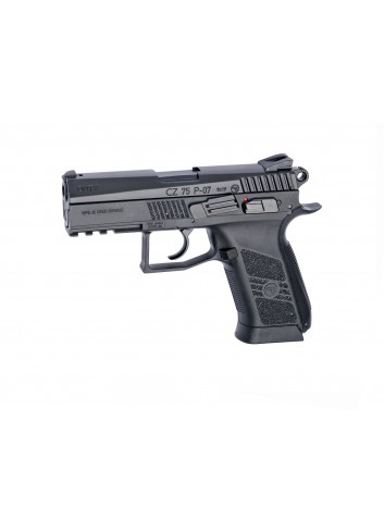 Pistola CZ75 P-07 Duty Negra blowback corredera metálica - 6 mm Co2