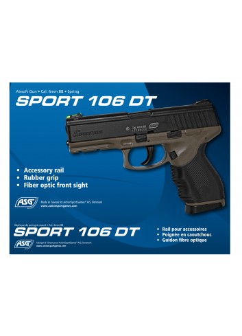 Pistola Sport 106 DT Duotone - 6 mm muelle