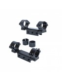 Monturas Zasdar MonoBlock Zero Recoil Ø25 - Ø30 mm Raíl Weaver/Picatinny