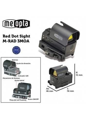 Mira Elec. Meopta M-RAD 3 MOA - ZD-RD/M RAD/3 FL