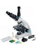 Microscopio trinocular digital Levenhuk D400T