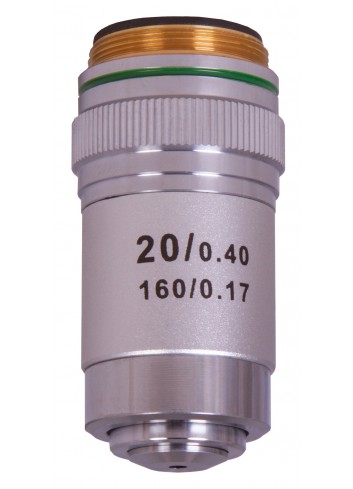 Objetivo acromático Levenhuk MED 20x
