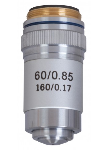 Objetivo acromático Levenhuk MED 60x