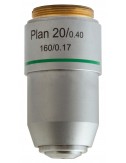 Objetivo plano acromático Levenhuk MED 20x