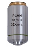 Objetivo plano acromático Levenhuk MED 20x corregido al infinito