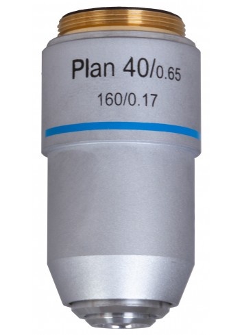 Objetivo plano acromático Levenhuk MED 40x