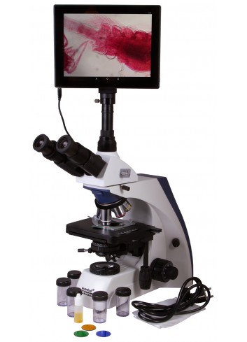 Microscopio trinocular digital Levenhuk MED D35T LCD