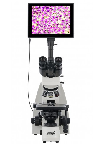 Microscopio trinocular digital Levenhuk MED D45T LCD