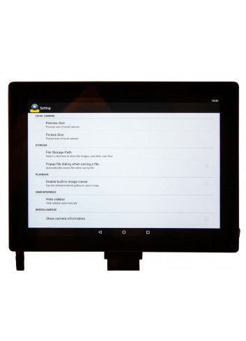 Cámara digital de microscopio Levenhuk MED 5M con pantalla LCD de 9,4 pulgadas