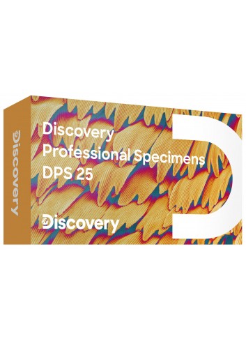 Set de preparaciones para microscopio Discovery Prof DPS 25. «Biología, Aves, etc.»
