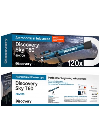 Telescopio Discovery Sky T60 con libro