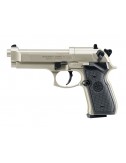 Pistola CO2 Beretta M92FS Nickel Full Metal 4,5mm Pellet