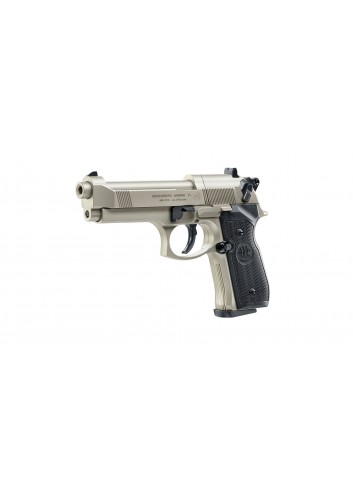 Pistola CO2 Beretta M92FS Nickel Full Metal 4,5mm Pellet