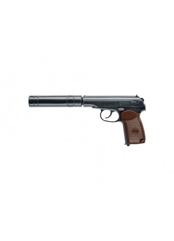 Pistola CO2 Legends PM KGB con supresor 4,5mm BB