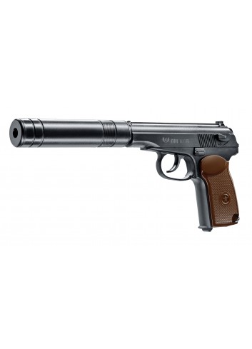 Pistola CO2 Legends PM KGB con supresor 4,5mm BB