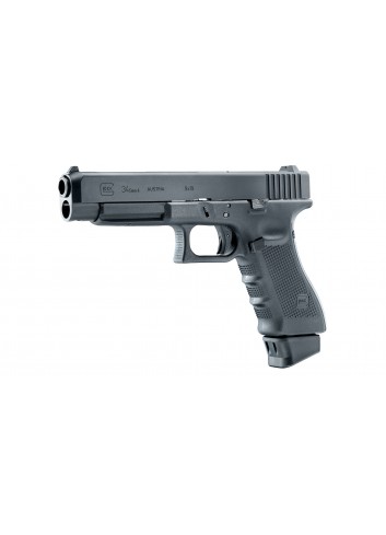 Pistola CO2 Glock 34 Gen 4 De Luxe Blow Black Al Slide 6mm BB