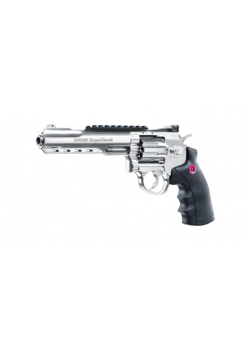 Revólver CO2 Ruger Super Hawk 6" Cromo Full Metal 6mm BB