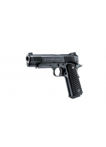 Pistola CO2 Elite Force 1911 TAC Blow Back Metal Slide 6mm BB