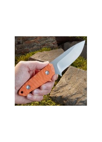 Cuchillo Merkel Gear G10-N690 Naranja