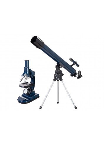 Kit Discovery Scope 2 con libro, telescopio y microscopio