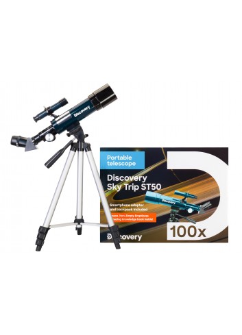 Telescopio Discovery Sky Trip ST50 con libro