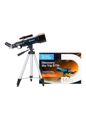 Telescopio Discovery Sky Trip ST70 con libro