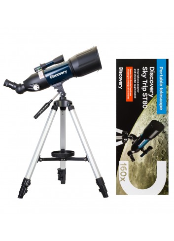 Telescopio Discovery Sky Trip ST80 con libro