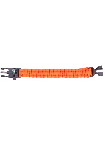 Brazalete Levenhuk LabZZ FL5 (naranja) con pedernal
