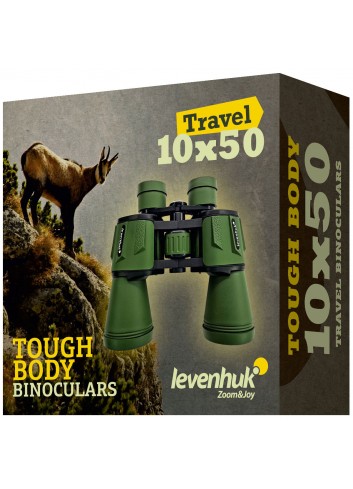 Prismáticos Levenhuk Travel 10x50