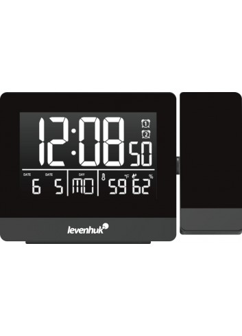 Termómetro Levenhuk Wezzer BASE L70 con proyector y reloj