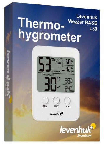 Termohigrómetro Levenhuk Wezzer BASE L30 (blanco)