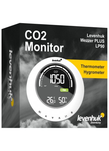 Medidor de CO2 Levenhuk Wezzer PLUS LP90
