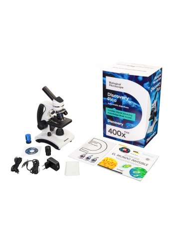Microscopio digital Discovery Pico Polar con libro