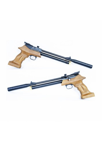 Pistola PCP Artemis/Zasdar PP800 multi-tiro con supresor de sonido y Regulador. Balines