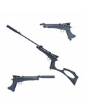 Kit Pistola y Carabina Artemis/Zasdar CP2 Co2  multi-tiro. Balines