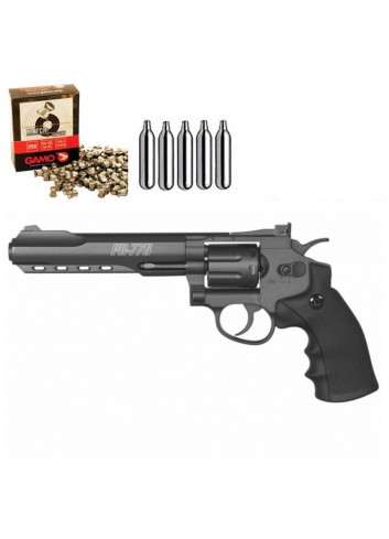 Kit Revólver Gamo PR-776 CO2