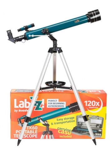 Telescopio Levenhuk LabZZ TK60 con estuche