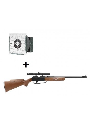 Kit Carabina Daisy Model 880 + Visor 4x15 + cazabalines